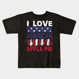 I Love American Apple Pie Kids T-Shirt